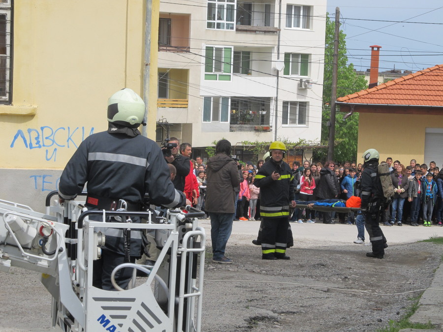 В Лясковец се проведе тренировка по плана за защита при бедствия